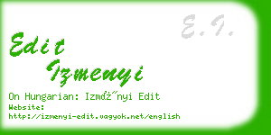 edit izmenyi business card